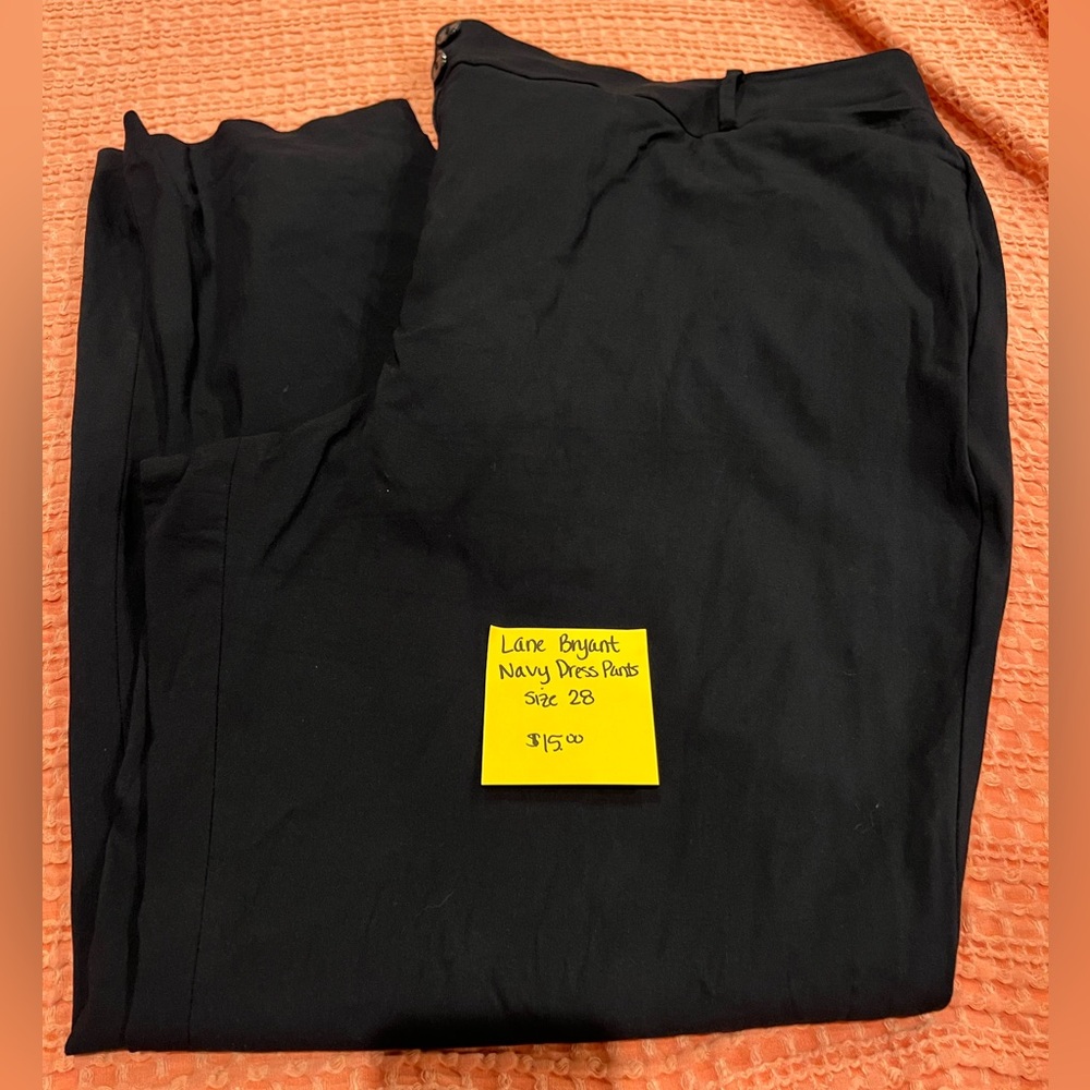 Lane Bryant Navy dress pants